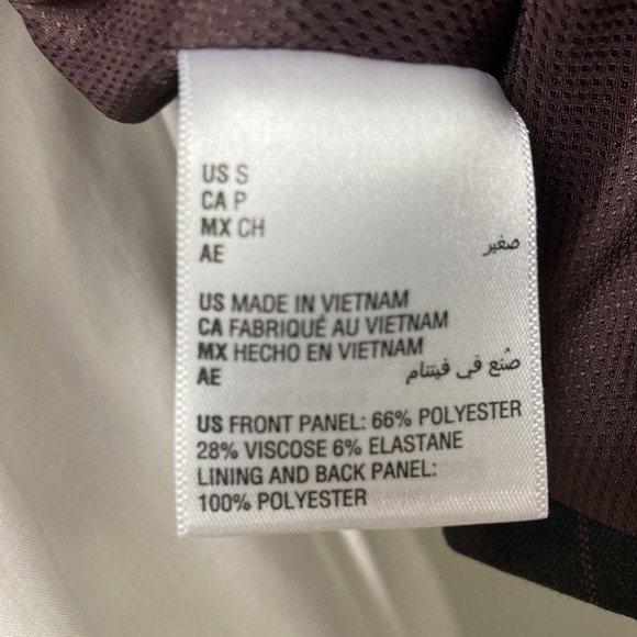 Bar III Men's Slim-Fit Plaid Suit Vest Size S Green Red F01089 - Picture 8 of 9